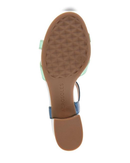 Aerosoles Blue Cinzia Block Heel Sandal