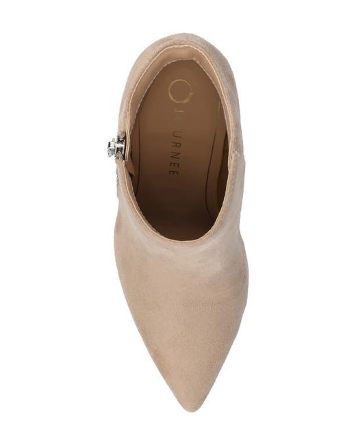 Journee Collection Brown Leyna Zip Boot