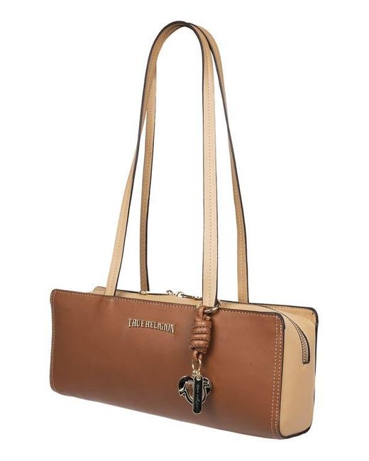 True Religion Brown East/West Satchel Bag