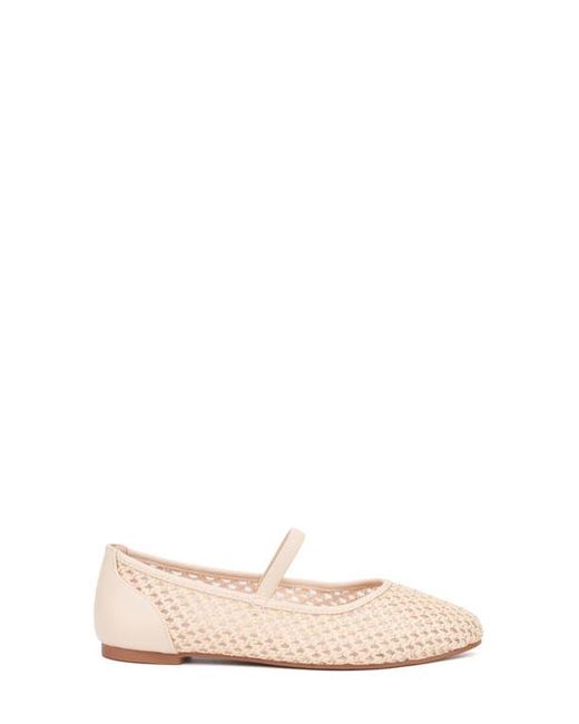 New York & Company Pink Lara Woven Ballet Flat