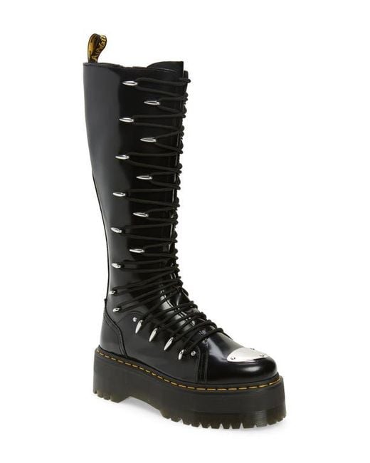 Dr. Martens Black 1B60 Ltt Max Knee High Platform Boot