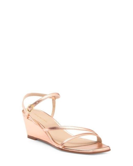 Stuart Weitzman Pink Oasis 50 Wedge Sandal