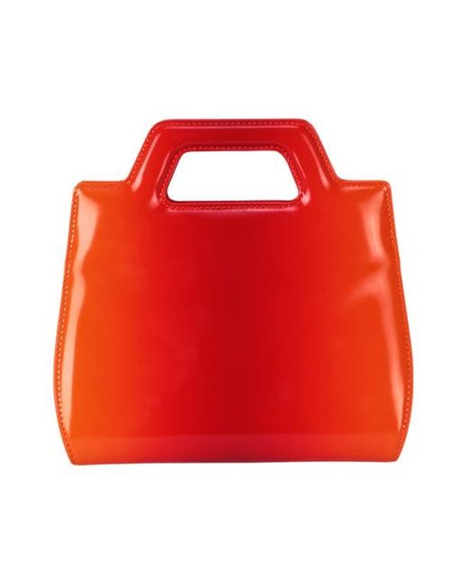 Ferragamo Red Top Handle Satchel