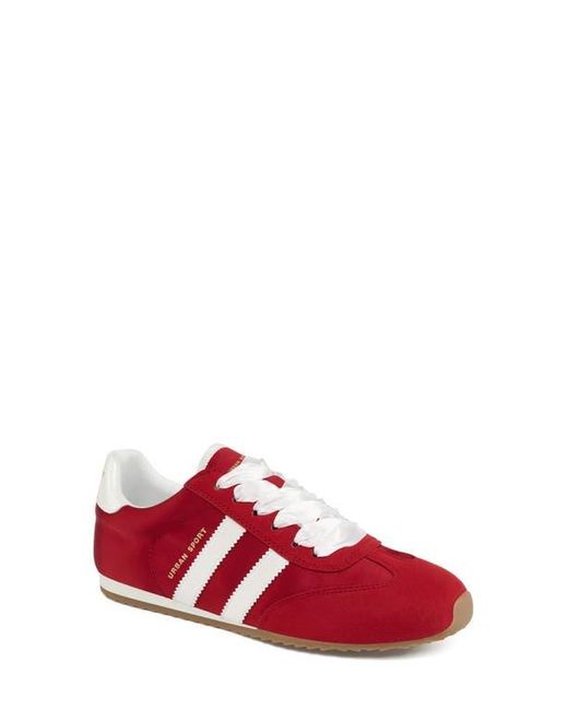 J/Slides Red Pacific Low Top Sneaker