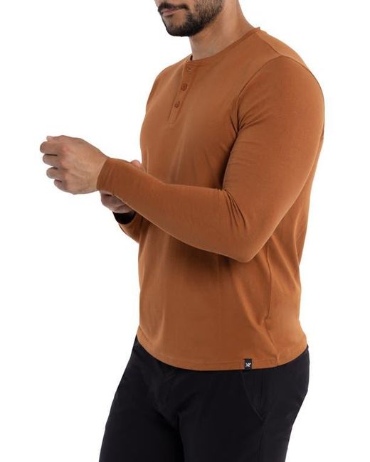 Xray Jeans Red Long Sleeve Henley for men