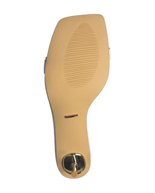 Billini White Lyon Buckle Sandal