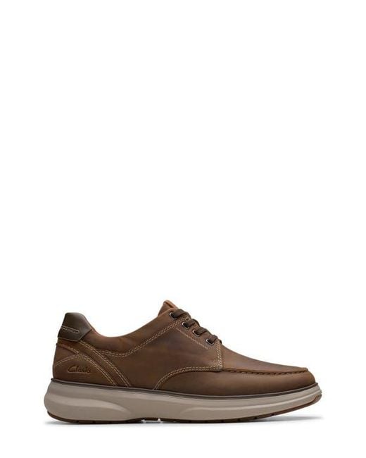 Clarks Brown Mullan Moc Toe Derby for men
