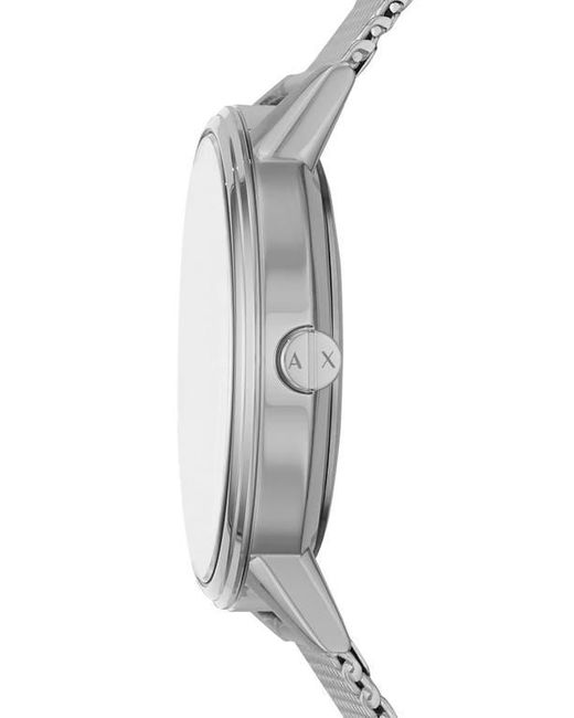 ARMANI EXCHANGE Multifunction Mesh Bracelet Watch, 42Mm in Black for ...