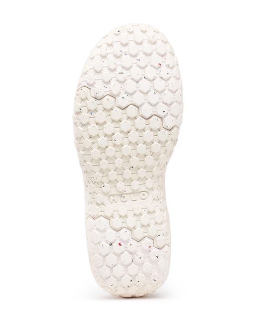 HOLO Footwear White Athena Moc Canvas Slip-on Shoe