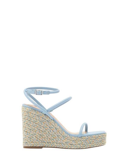 Steve Madden Blue Unify Espadrille Platform Wedge Sandal