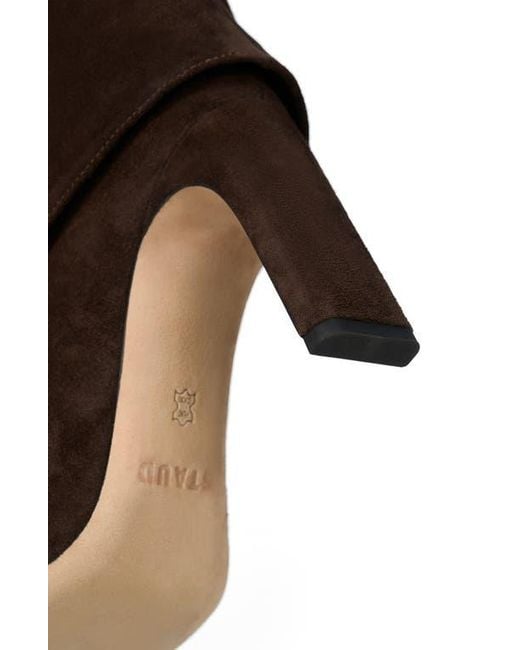 Staud Brown Wally Foldover Boot