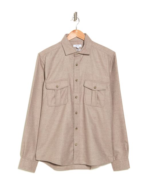 Reiss Natural Chase Regular Fit Button-up Shirt for men