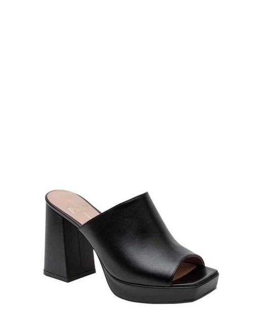 Linea Paolo Black Elle Platform Sandal