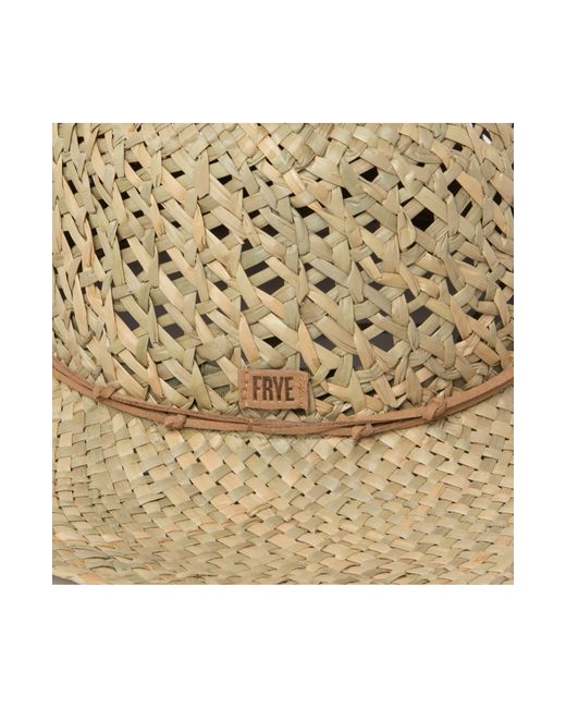Frye Natural Seagrass Straw Floppy Sun Hat