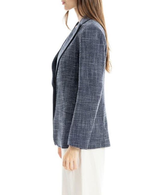 Max Studio Blue One Button Blazer