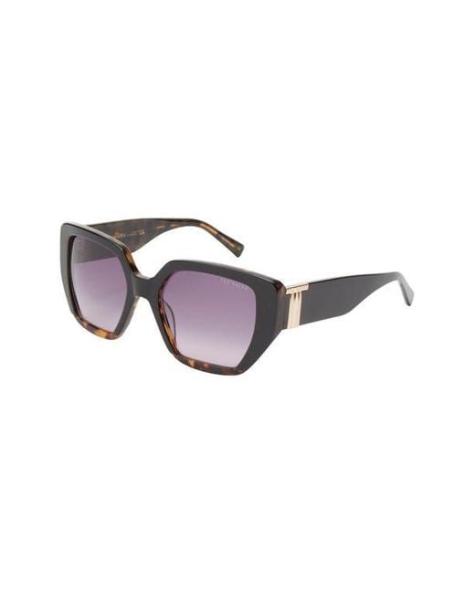 Ted Baker Black 54Mm Gradient Square Sunglasses