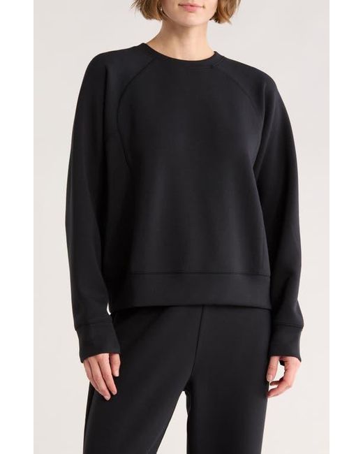 Spanx Black Crewneck Pullover