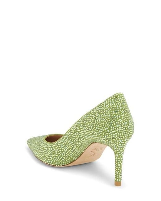Stuart Weitzman Green Stuart Power Shine Pump