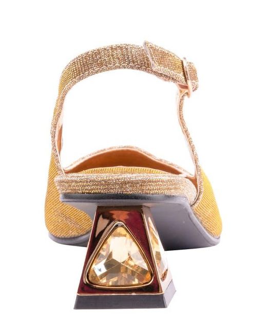 Lady Couture Natural Ruby Slingback Pump