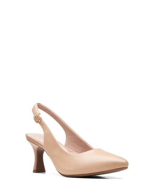 Clarks Pink Kataleyna Step Slingback Pump