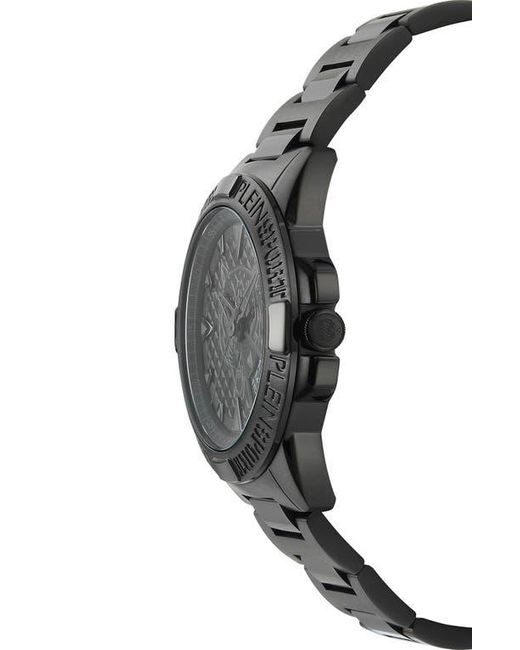 Philipp Plein Black Touchdown Bracelet Watch, 44Mm for men