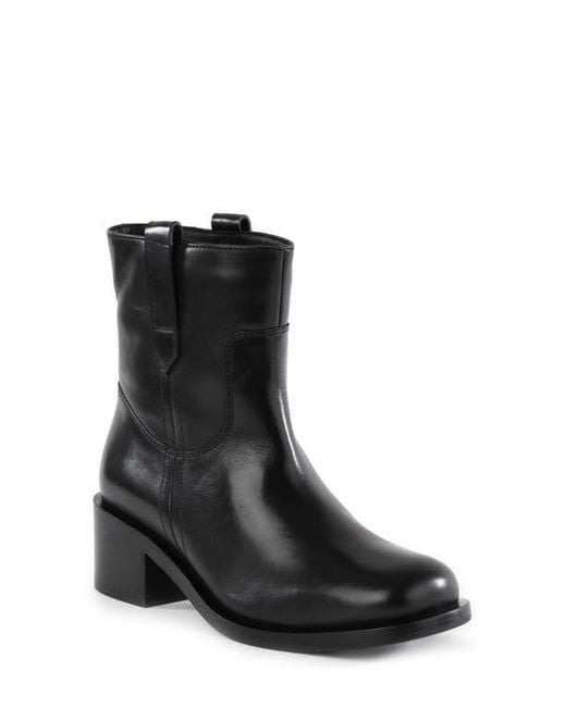Seychelles Black Curl Up Leather Boot