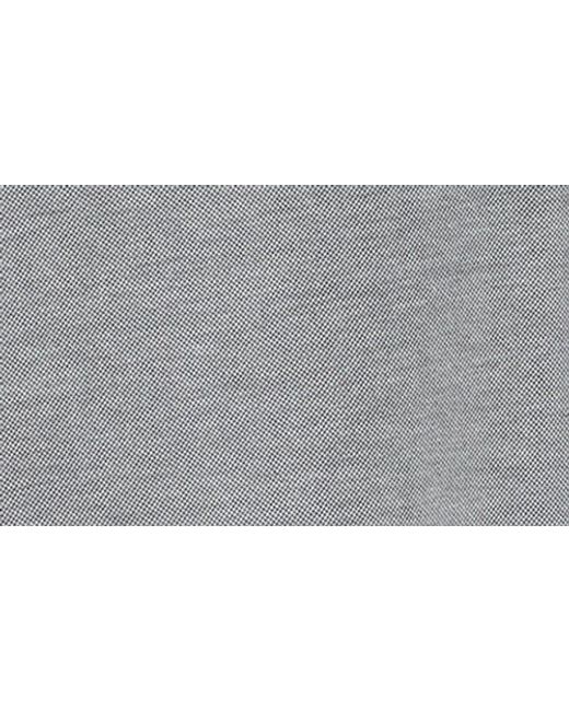 Denim and Flower Gray Tipped Quarter Zip Knit Polo for men