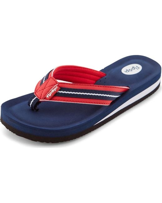 FLOOPI Blue Molded Cushioned Flip Flop