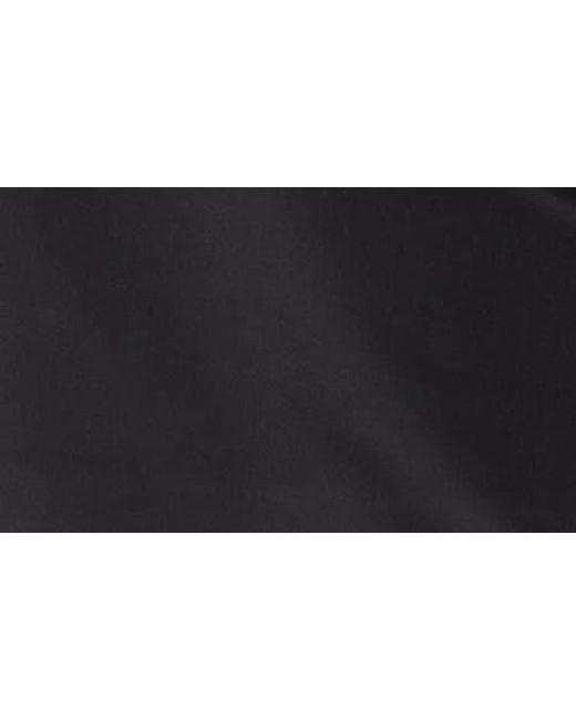 Vigoss Black Ruched Slinky Tie Top