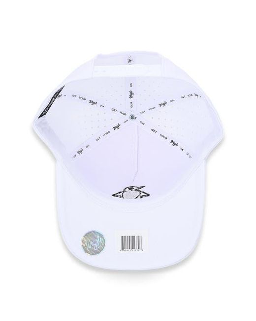 Waggle White Waddle Wedge Baseball Cap for men