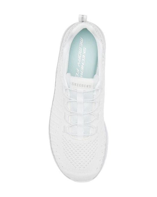 Skechers White Virtue Lucent Sneaker