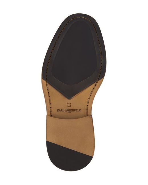 Karl Lagerfeld Brown Wingtip Derby for men