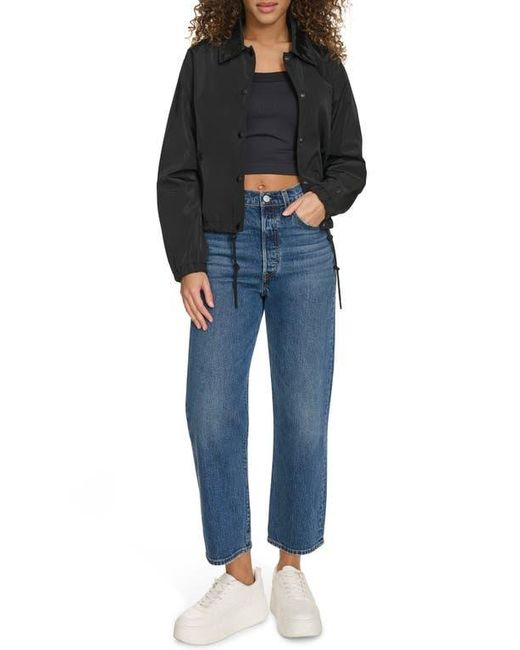 Champion Black Cropped Coached Jacket