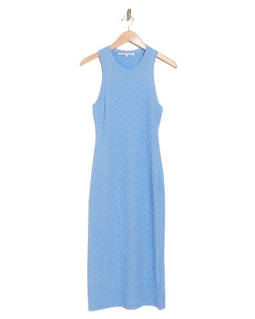 Collective Concepts Blue Puckered Knit Dress