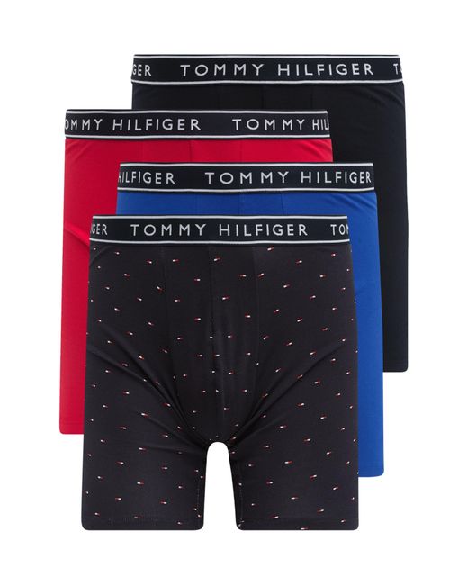Tommy Hilfiger Blue Pack Of Four Boxer Briefs for men