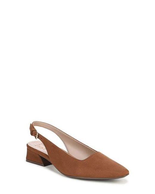 Naturalizer Brown Ginger Slingback Pump
