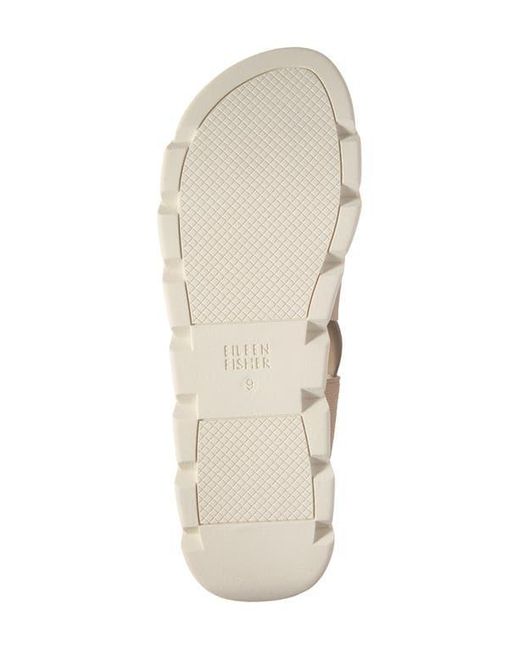 Eileen Fisher Brown Chant Platform Sandal