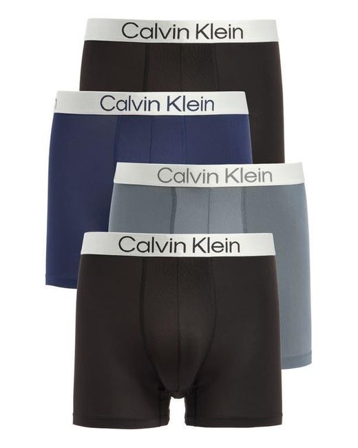 Calvin Klein Blue Chromatic 4-Pack Boxer Briefs for men