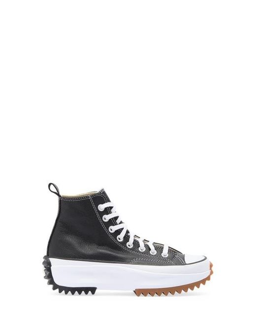 Converse White Gender Inclusive Chuck Taylor All Star Run Star Hike High Top Platform Sneaker