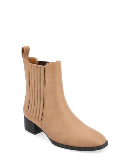 Journee Collection Brown Wrenley Bootie