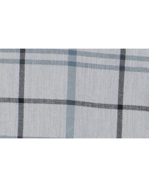 Nordstrom Gray Flannel Button-Up Shirt for men