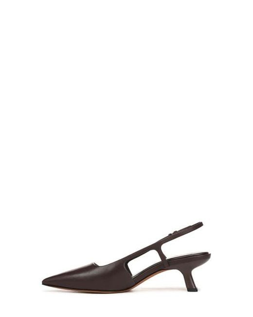 Vince Brown Bianca Slingback Pointed Toe Pump