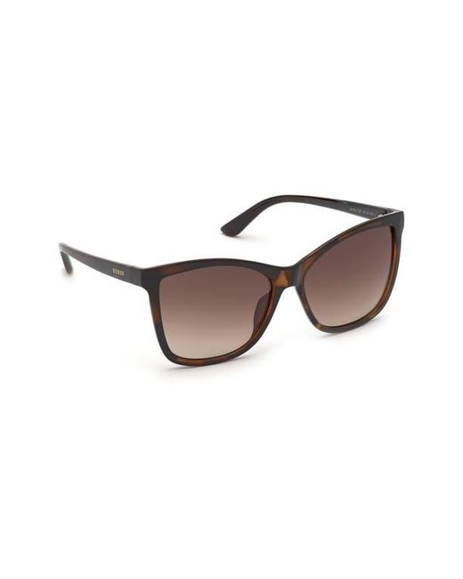 Guess Brown Square Sunglasses for men