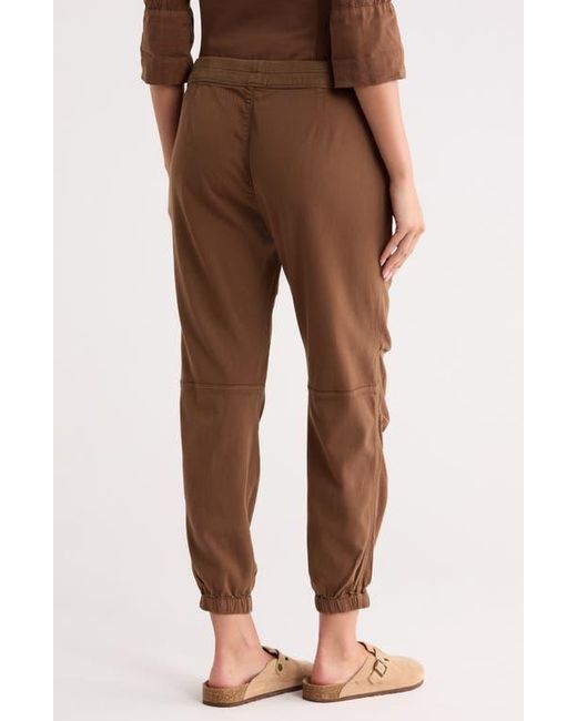 James Perse Brown Soft Drape Utility Pants