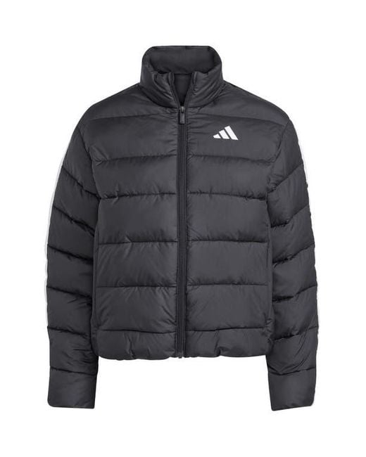 Adidas Black Climawarm 3-Stripes Puffer Jacket