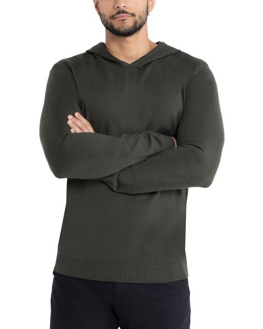 Xray Jeans Gray Core Knit Pullover Hoodie for men