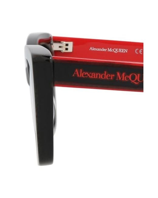 McQ Alexander McQueen Black Optical Glasses