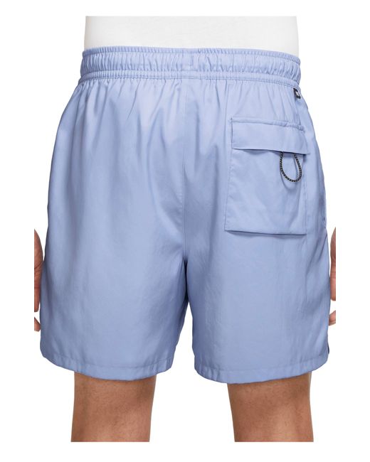 Nike Blue Woven Lined Flow Shorts for men