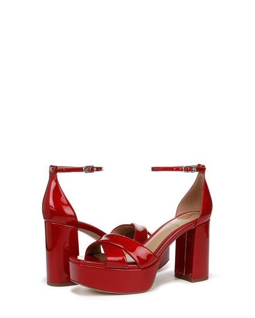 Sam Edelman Red Jullian Ankle Strap Platform Sandal