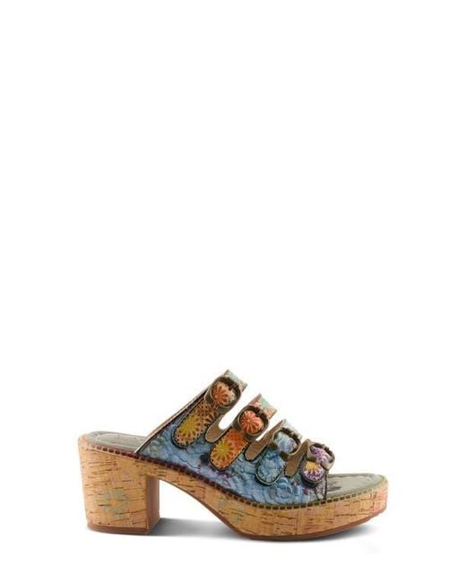 Spring Step Multicolor Teetimer Strappy Sandal